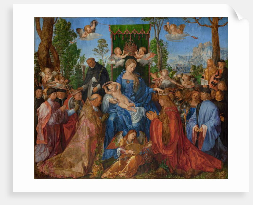 Feast of the Rose Garlands, 1506 by Albrecht Dürer or Duerer