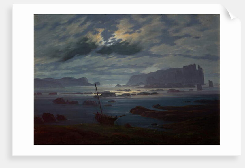 The Northern Sea in Moonlight, 1823-24 by Caspar David Friedrich