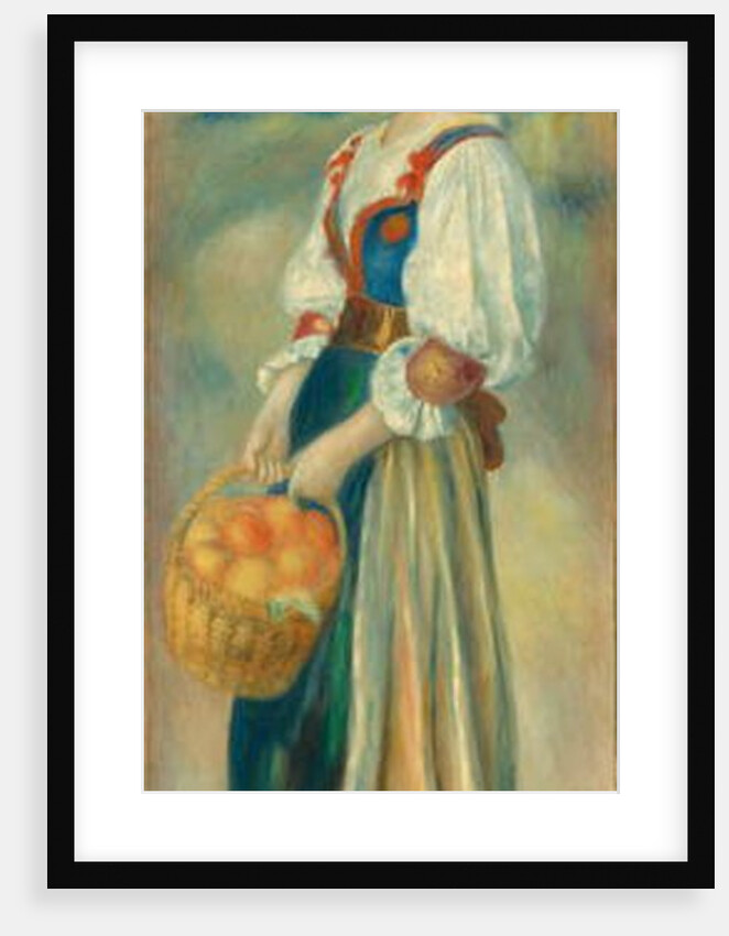 Girl with a Basket of Oranges, c.1889 by Pierre Auguste Renoir