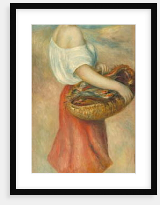 Girl with a Basket of Fish, c.1889 by Pierre Auguste Renoir