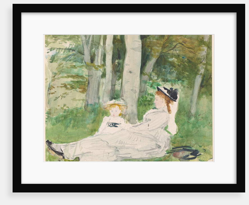 At the Edge of the Forest, c.1872 by Berthe Morisot