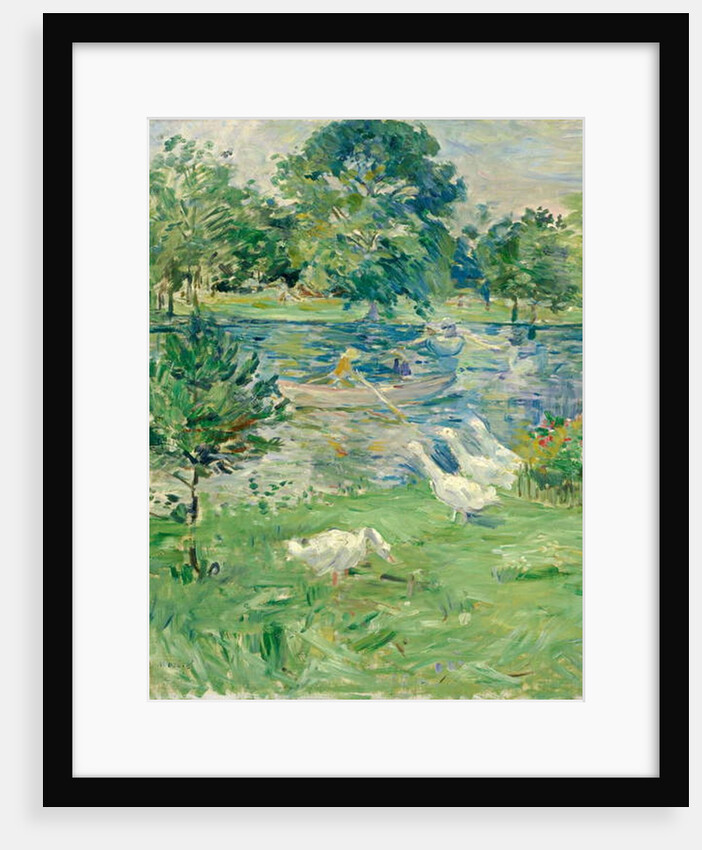 Girl in a Boat with Geese, 1889 by Berthe Morisot