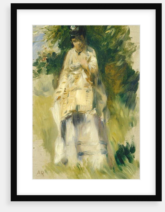 Woman Standing by a Tree, 1866 by Pierre Auguste Renoir