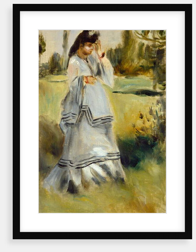 Woman in a Park, 1866 by Pierre Auguste Renoir