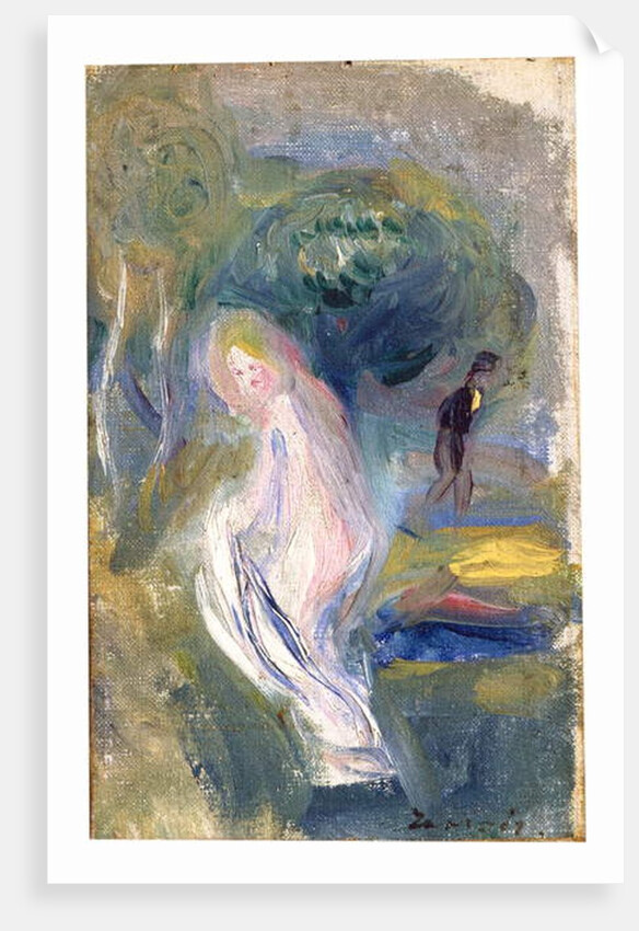 Nude with Figure in Background, c.1882 by Pierre Auguste Renoir