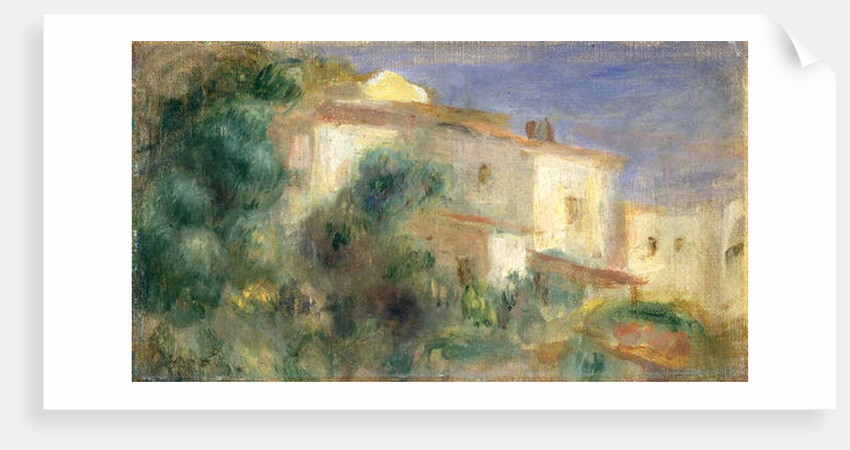 Maison de la Poste, Cagnes, 1906-7 by Pierre Auguste Renoir