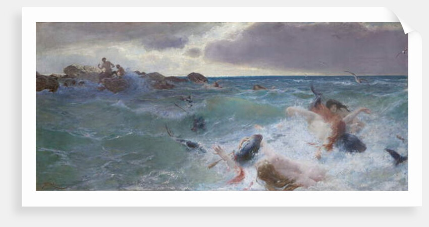 Revenge of the Centaurs, c.1890 by Benes Knupfer