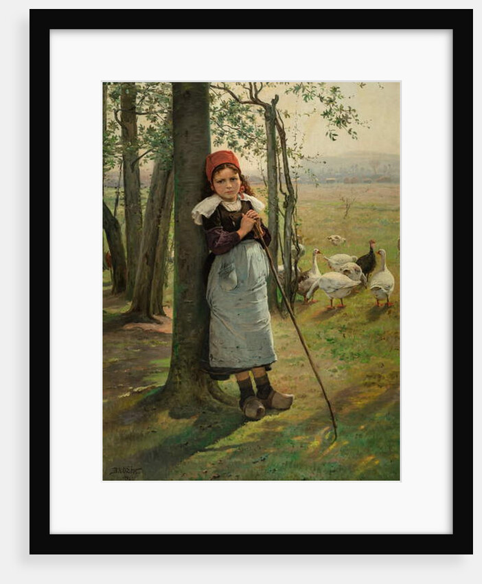 Goose Girl, c.1880 by Vaclav (1851-1901) Brozik