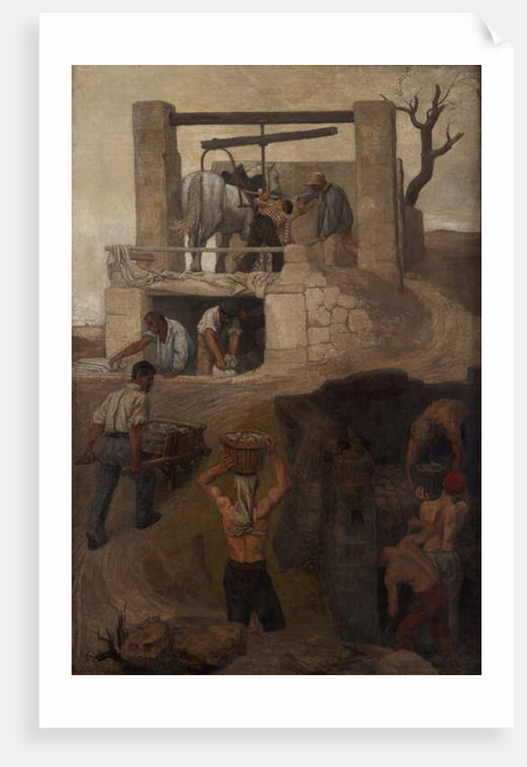 Workers at Montmartre, 1858 by Soběslav (1827-1901) Pinkas