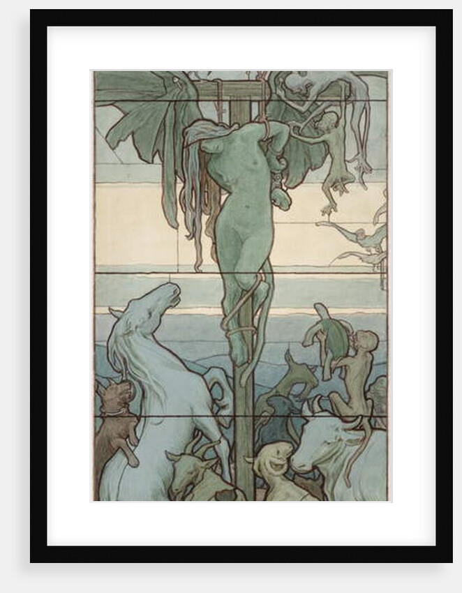 Homo homini lupus, 1901 by Max Pirner