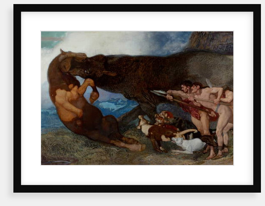Fighting with a Monster, 1903 by Rudolf Jettmar