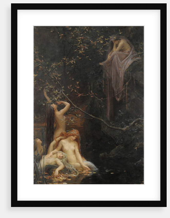 Fairies by the Brook, 1895 by Max Pirner