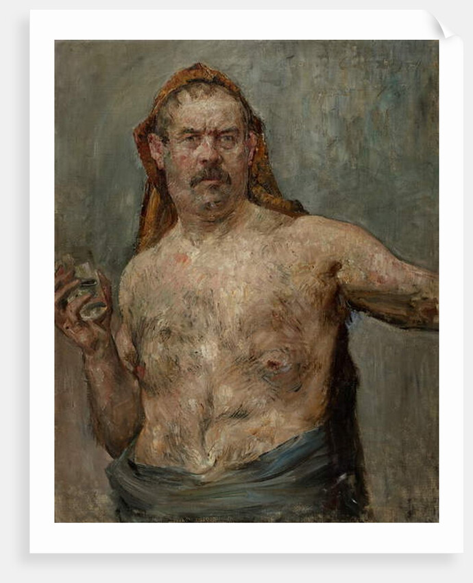 Self-Portrait with a Glass, 1907 by Lovis Corinth