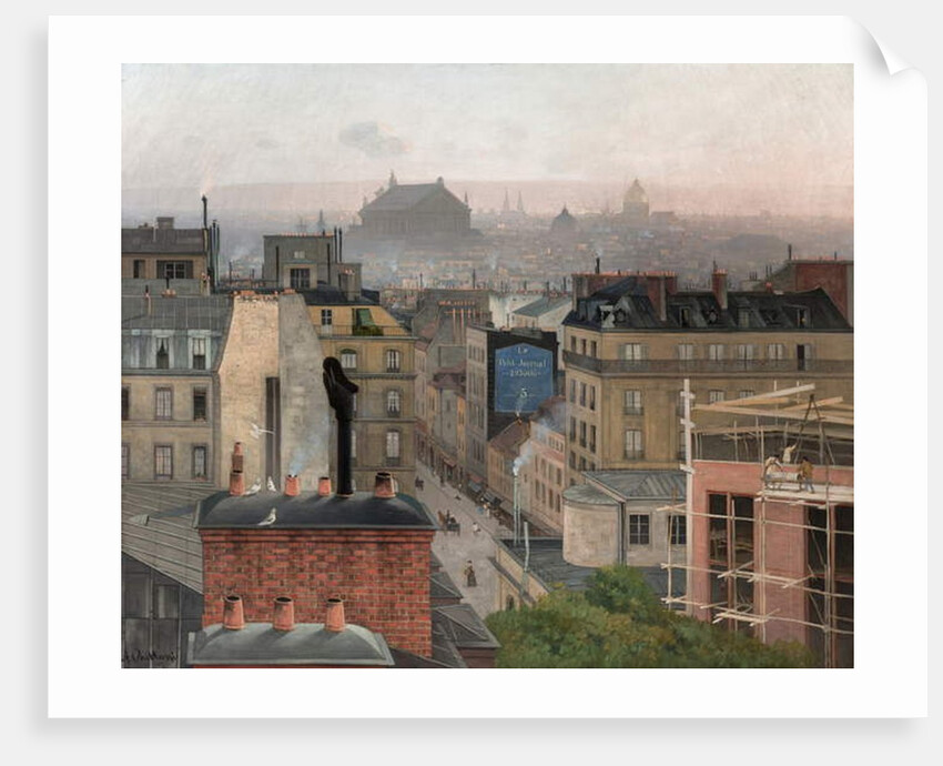Paris Seen From Montmartre, 1887 by Antonin Chittussi