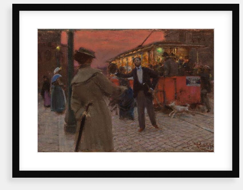 Roman Tramway, 1905 by Benes Knupfer