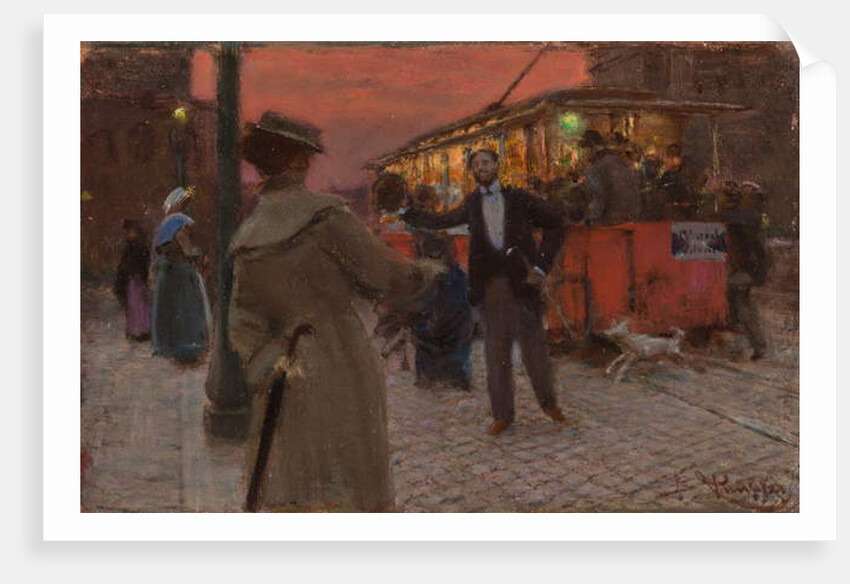 Roman Tramway, 1905 by Benes Knupfer