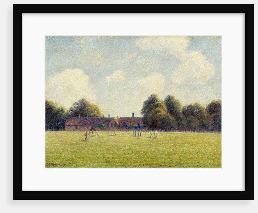 Hampton Court Green, 1891 by Camille Pissarro