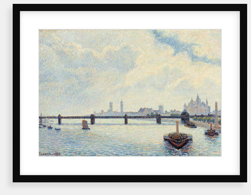 Charing Cross Bridge, London, 1890 by Camille Pissarro