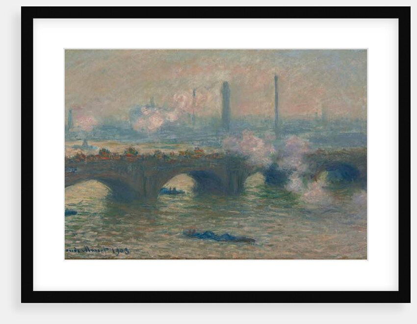 Waterloo Bridge, Gray Day, 1903 by Claude Monet