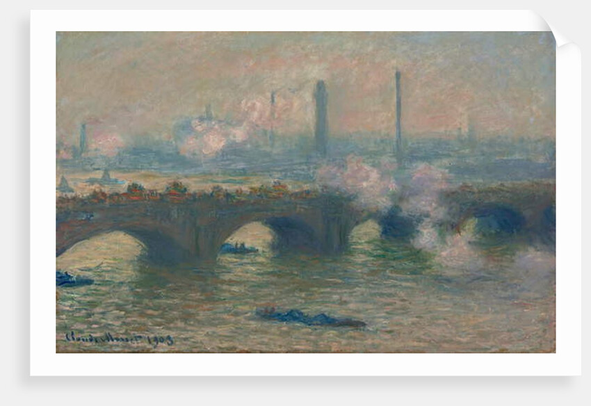 Waterloo Bridge, Gray Day, 1903 by Claude Monet