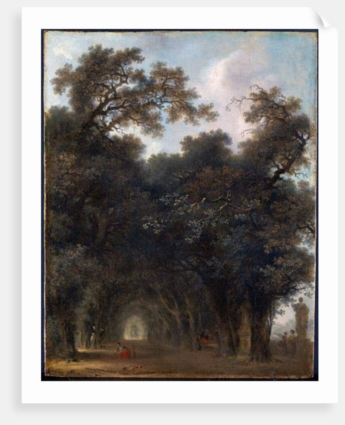 A Shaded Avenue, c. 1775 by Jean-Honore Fragonard