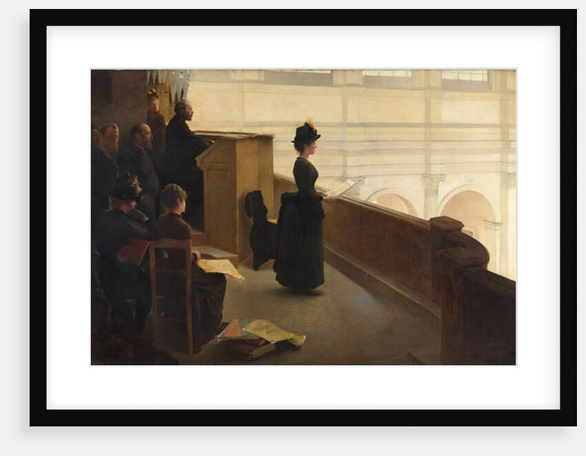 The Organ Rehearsal, 1885 by Henri Lerolle