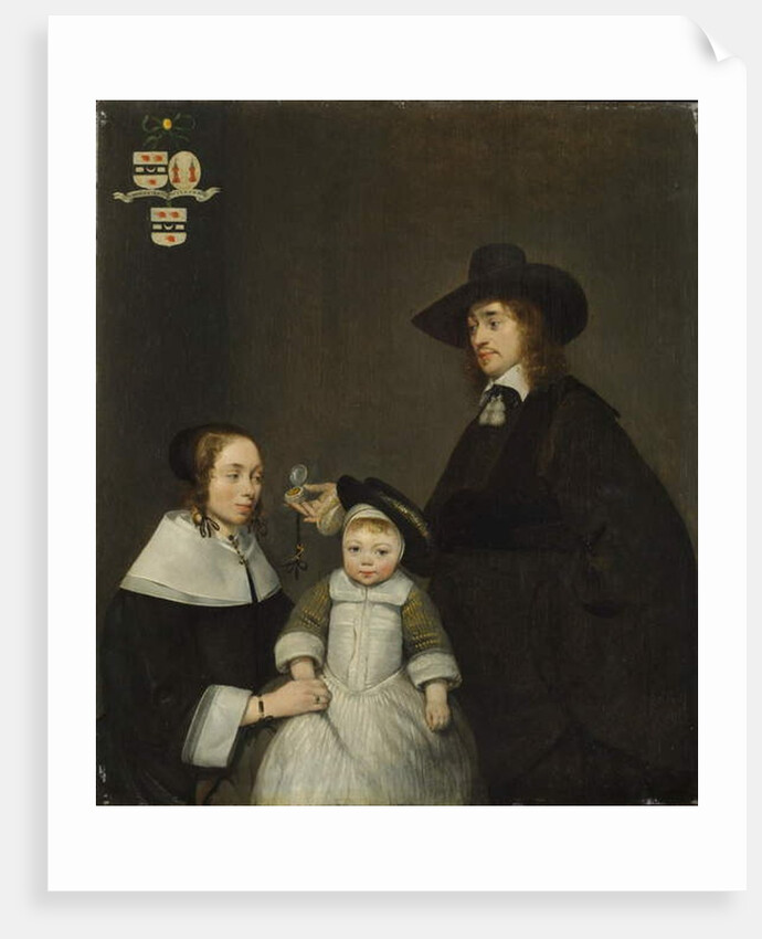 The Van Moerkerken Family, c.1653-54 by Gerard ter Borch or Terborch