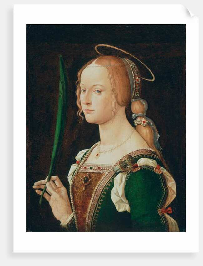 Saint Justina of Padua, c.1490 by Bartolomeo Montagna