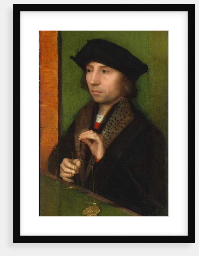 Man Weighing Gold, c.1515-20 by Adriaen Isenbrandt or Isenbrant