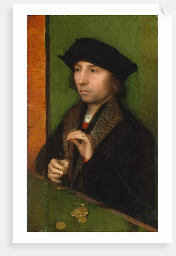 Man Weighing Gold, c.1515-20 by Adriaen Isenbrandt or Isenbrant