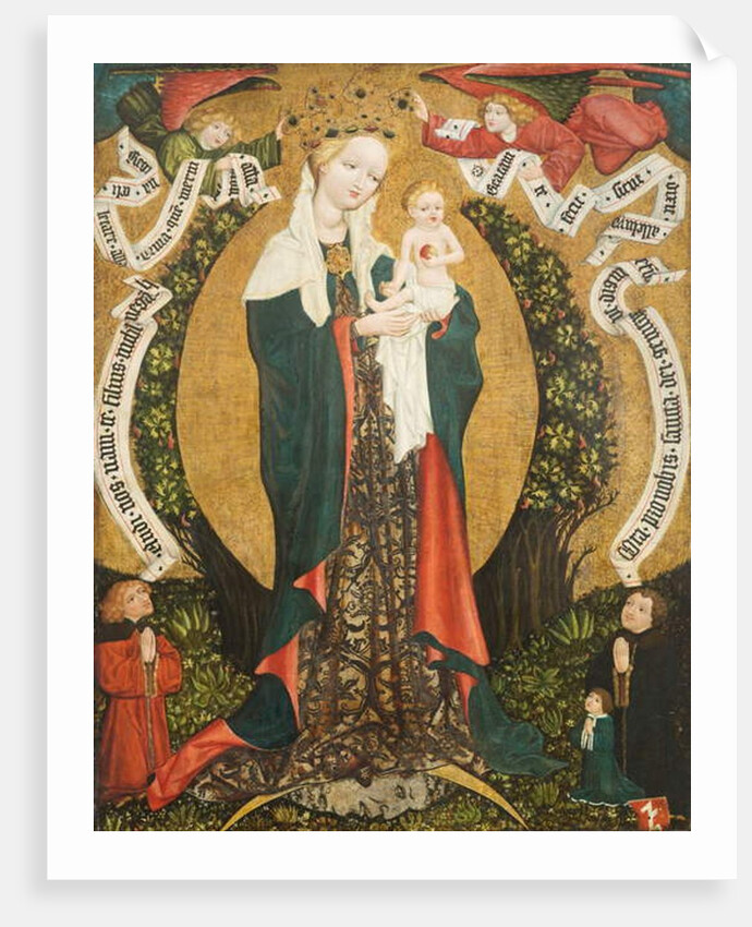 Virgin and Child on a Crescent Moon from Deštná, c.1450 by Bohemian School