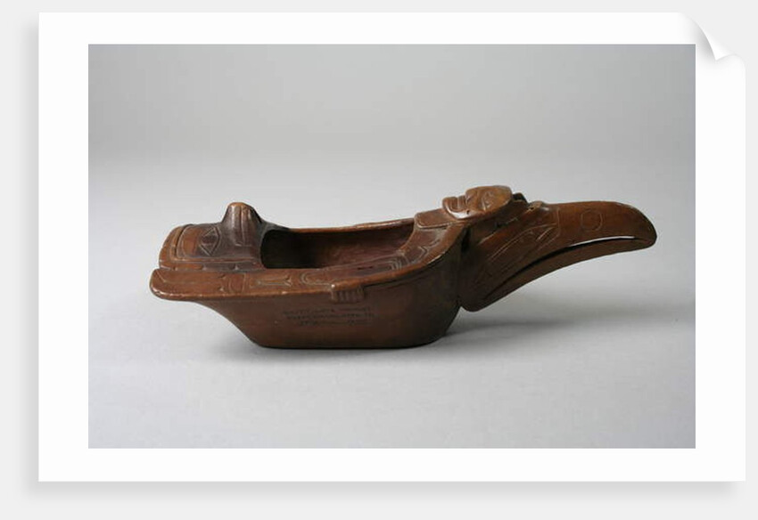 Raven Bowl, c.1870 by Haida