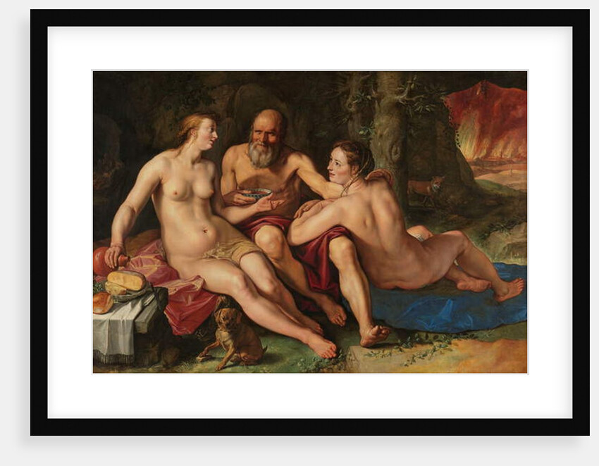 Lot and his Daughters, 1616 by Hendrik Goltzius