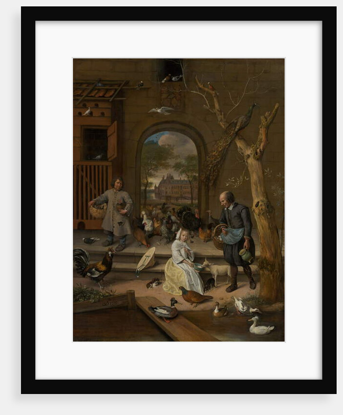 Portrait of Jacoba Maria van Wassenaer, known as 'The Poultry Yard', 1660 by Jan Havicksz. Steen