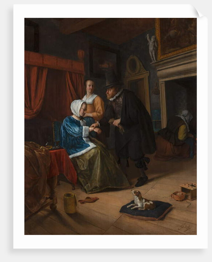The Sick Girl, c.1660 by Jan Havicksz. Steen