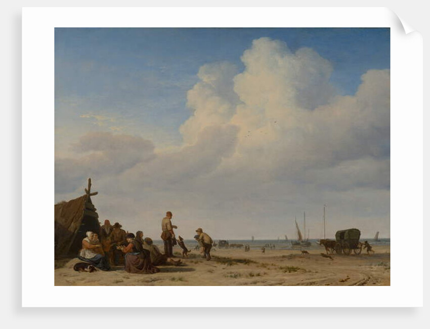 Beach View, 1663-65 by Adriaen van de Velde