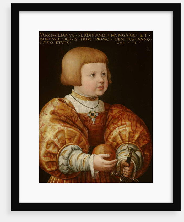 Portrait of Maximilian of Austria Aged Three, 1630 by Jakob Seisenegger