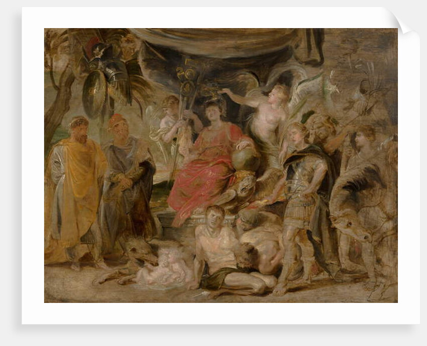 The Triumph of Rome: The Youthful Emperor Constantine Honouring Rome, c.1622-23 by Peter Paul Rubens