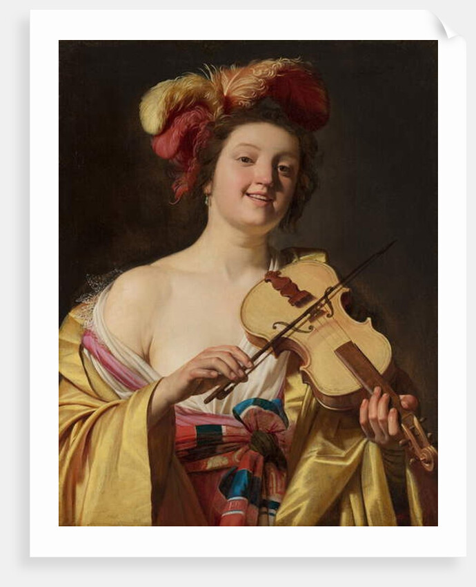 The Violin Player, 1626 by Gerrit van Honthorst