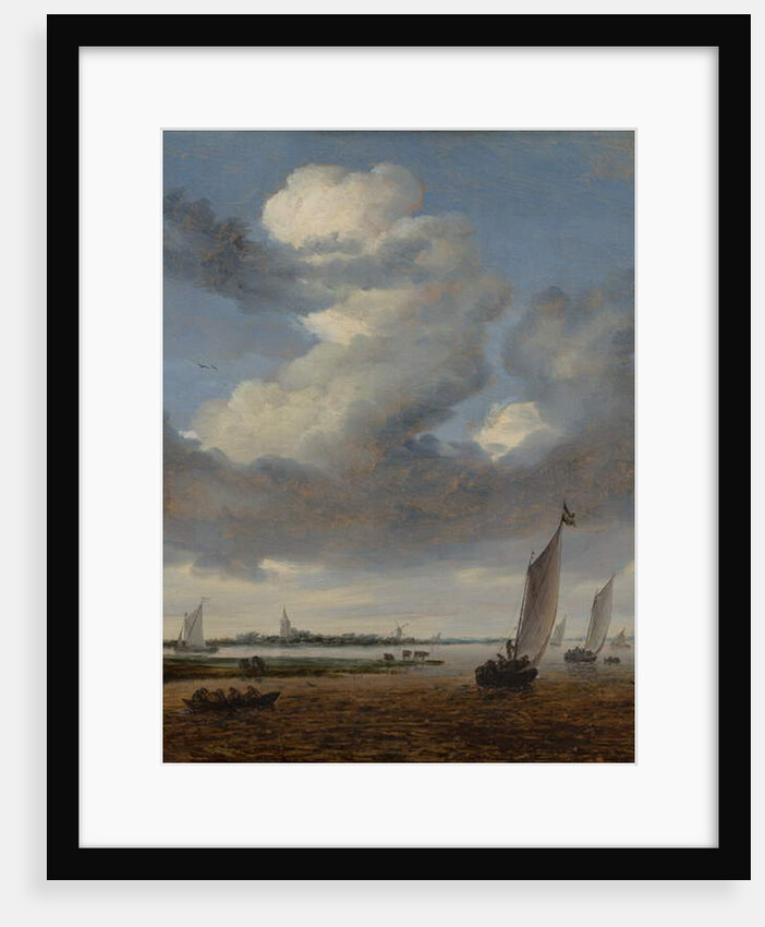 View of Beverwijk from the Wijkermeer, 1661 by Salomon van Ruisdael or Ruysdael