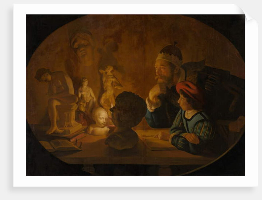 The Drawing Lesson, 1634 by Jan ter Borch or Terborch