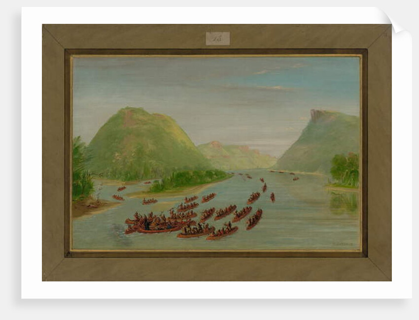 Father Hennepin and Two Companions Made Prisoners by the Sioux, April 1680, 1847-48 by George Catlin