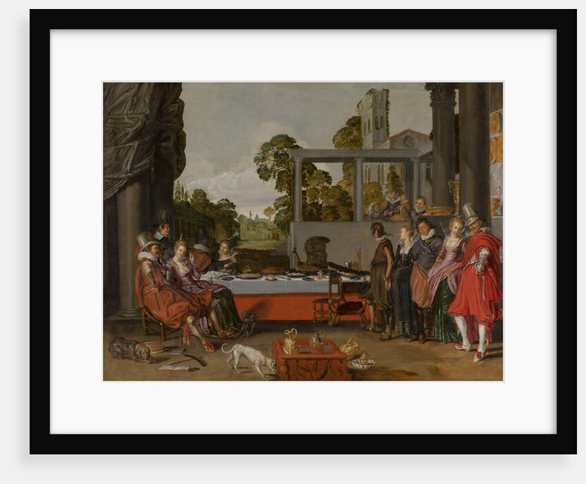 Merry Company on a Terrace, 1616-17 by Willem Pietersz Buytewech