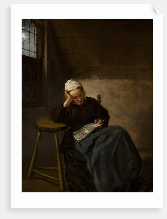 Girl Reading, c.1660 by Nicolaes Hals