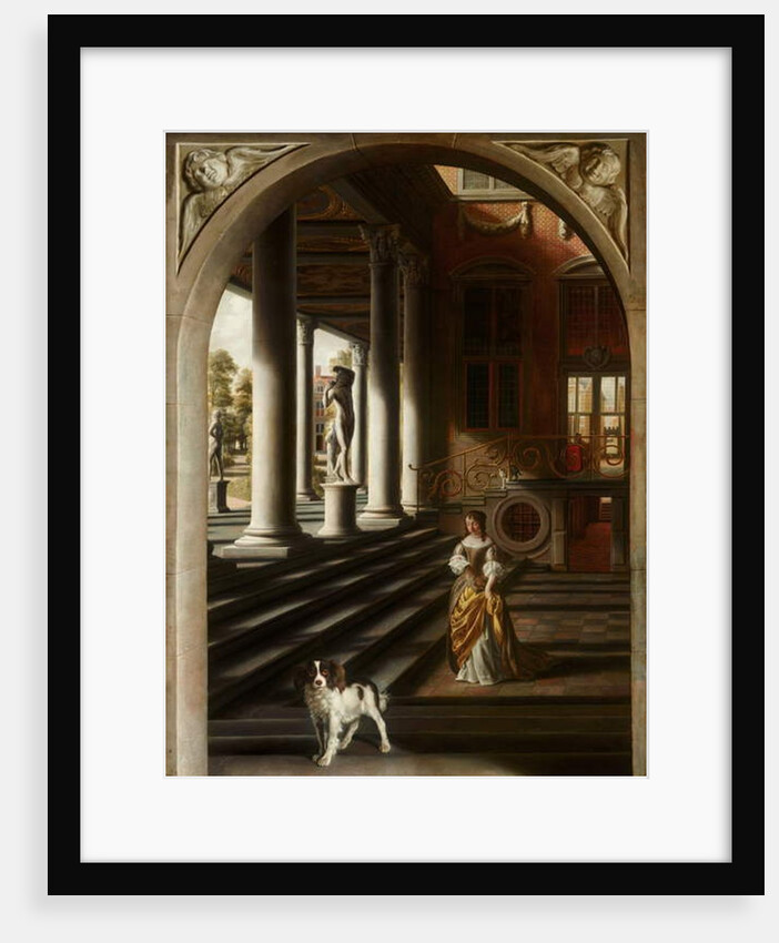 Perspective View with a Woman Reading a Letter, c. 1670 by Samuel van Hoogstraten