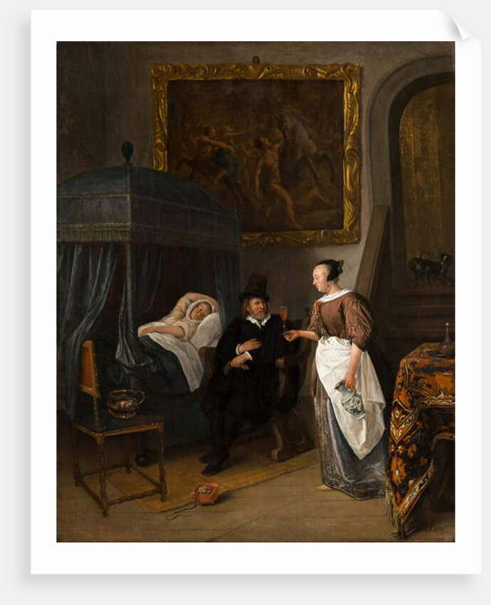 The Doctor's Visit, c.1665-8 by Jan Havicksz. Steen
