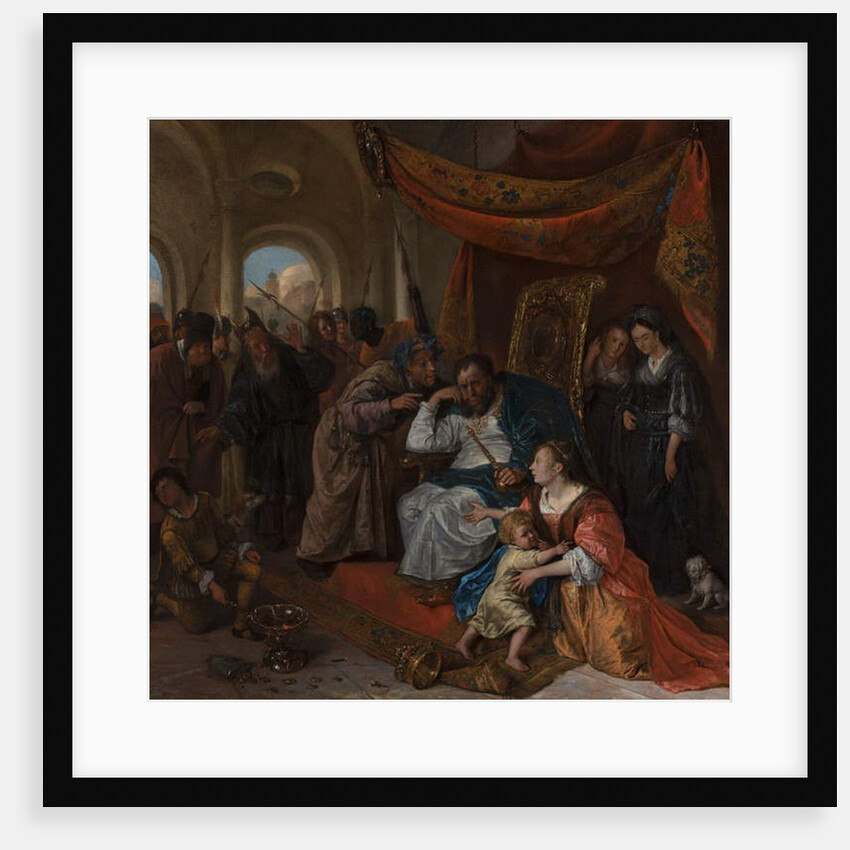 Moses and Pharaoh's Crown, c.1670 by Jan Havicksz. Steen