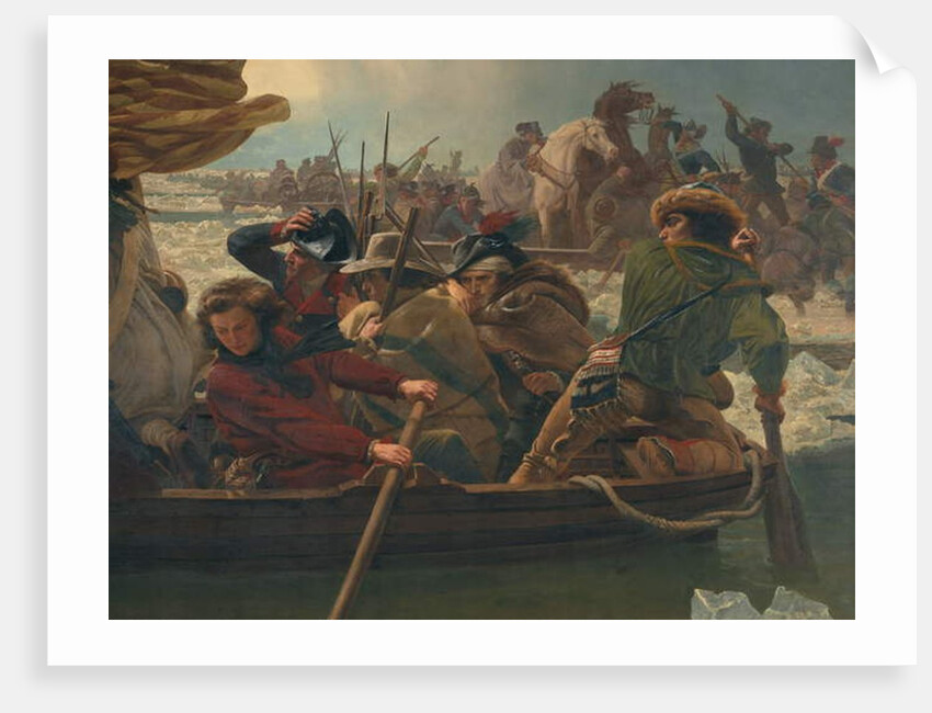 Washington Crossing the Delaware River, 25th December 1776, 1851 by Emanuel Gottlieb Leutze