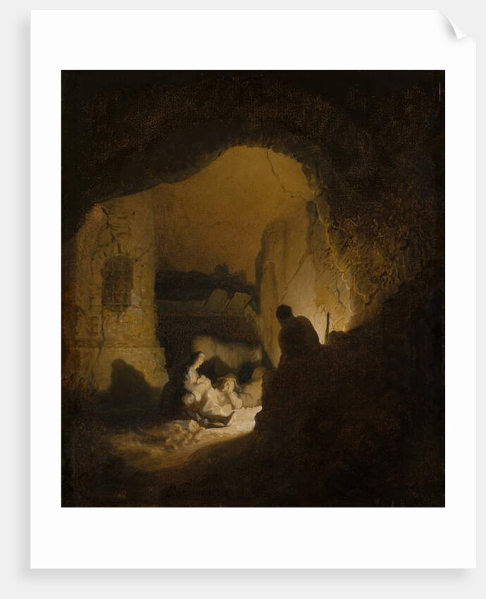 Travellers Resting, c. 1629-30 by Rembrandt Harmensz. van Rijn (circle of)