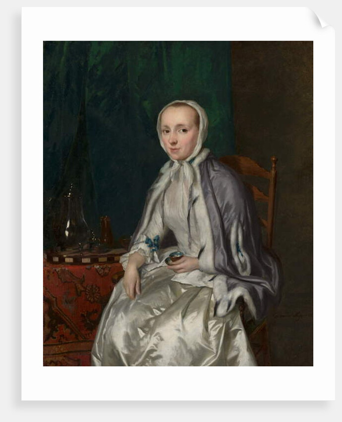 Portrait of Elisabeth Troost, c.1758 by George van der Mijn